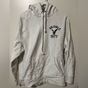 Vintage American Eagle white hoodie Men’s Large
